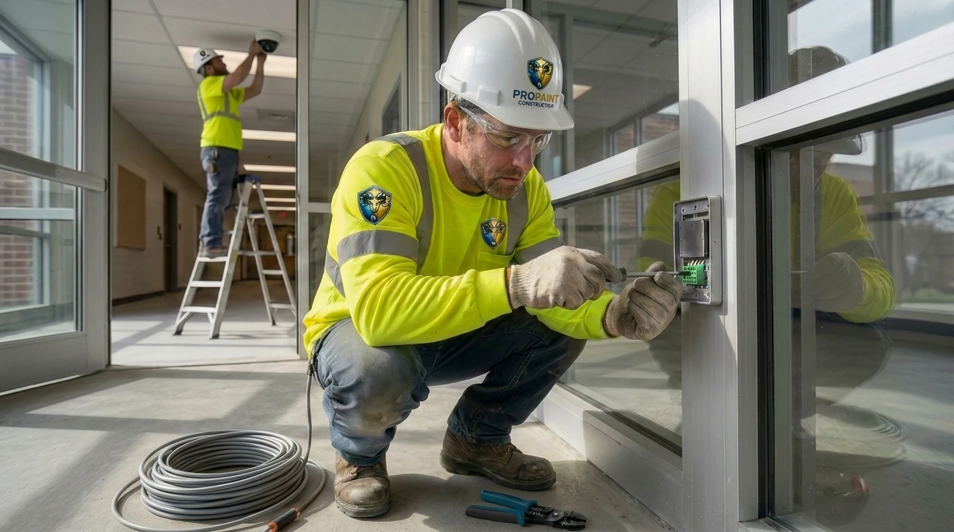 Security, Access Control & Video Surveillance - ProPaint Construction, Michigan